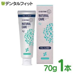 CIデキストランシリーズ ナチュラルケア スプレッションミント 歯みがき剤 1本(70g) フッ素・発泡剤無配合 キシリトール配合 インプラン