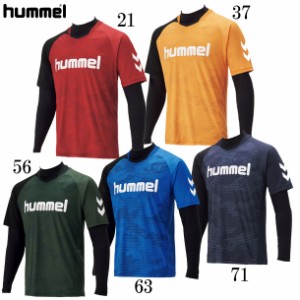 ヒュンメル hummel レイヤードプラクティスシャツセット プラクティスシャツ 19FW (HAP7116)