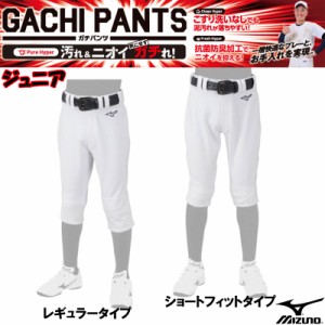 ミズノ MIZUNO  GACHIユニフォームパンツ(ジュニア) 練習着  JR 野球 ユニフォーム 練習用ユニフォームパンツ  (12JD2F8001/8401)