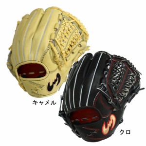 ジームス Zeems  硬式グラブ ユースモデル 内野手用  コウモリ型ロゴ グラブ袋付  野球 硬式 グラブ グローブ ユース 中学  22AW(ZY-16C-