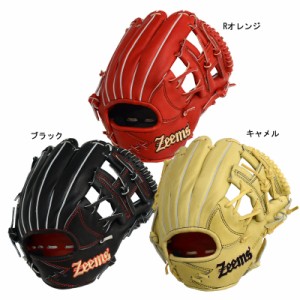 ジームス Zeems  硬式グラブ ユースモデル 内野手用  ZEEMS型ロゴ グラブ袋付  野球 硬式 グラブ グローブ ユース 中学  22AW(ZY-20C-ZEE