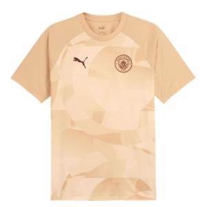 PUMA(プーマ)  MCFC マンチェスター シティ FC プレマッチ 半袖 シャツ  サッカー ウェア レプリカウェア  24SS(774370-03)