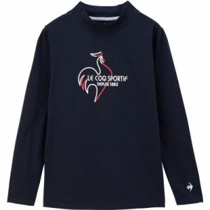 lecoqsportif(ルコック) モックネック長袖 シャツ テニスロングTシャツ W (qtwxjb01-nv)