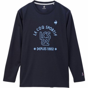 lecoqsportif(ルコック) スポットレス 長袖 シャツ テニス長袖 Tシャツ (qtmxjb01-nv)