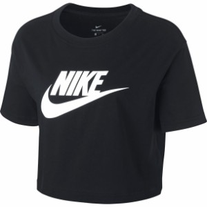 ナイキ ウィメンズ エッセンシャル クロップ アイコン フレンチテリー Tシャツ  NIKE ナイキ Tシャツ (BV6176)