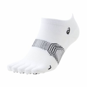 アシックス asics 5 FINGER SOCKS ブリリアントホワイト 陸上 エキップメント(ユニ) (3093A159)