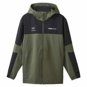 デサント DESCENTE HEATNAVI ソフトシェル バックロゴ フルジップフーディー マルチトレ-ニング トップス(SET) (DMMWJF13)