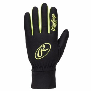 ローリングス Rawlings パワーストレッチニット手袋 防寒手袋 Apparel accessories 23FW (EAC13F01-B/OY)