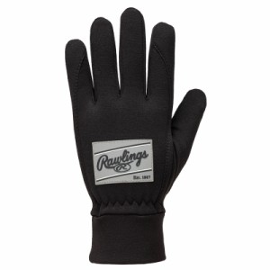 ローリングス Rawlings パッチロゴフリース手袋 防寒手袋 Apparel accessories 23FW (EAC13F02-B/GRY)