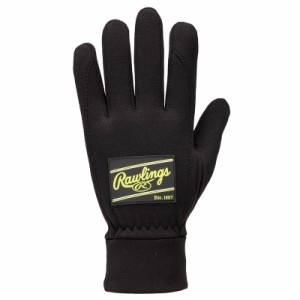 ローリングス Rawlings パッチロゴフリース手袋 防寒手袋 Apparel accessories 23FW (EAC13F02-B/OY)