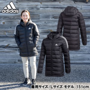 adidas(アディダス)  W ESS ダウンパーカー  レディース ベンチコート ダウンコート 防寒  (IZG16)