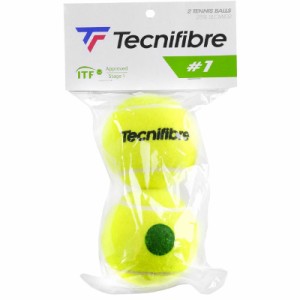 Tecnifibre(テクニファイバー) P＋S STAGE1 2 BALLS 硬式テニス ボール 硬式テニスボール (TBP2GR1　60JP1X30X2)
