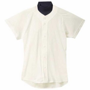 ミズノ MIZUNO シャツ オープンタイプ (47L.アイボリー) 野球 ウェア ユニフォームシャツ (12jc5f4047)