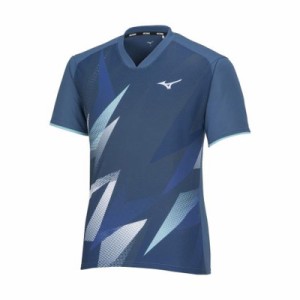 ミズノ MIZUNO ドライエアロフローゲームシャツ(ラケットスポーツ) テニス/ソフトテニス ウエア ゲームウエア (72MAA001)
