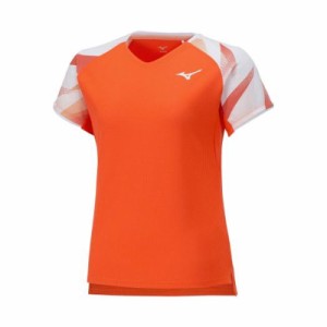 ミズノ MIZUNO ドライエアロフローゲームシャツ(ラケットスポーツ) テニス/ソフトテニス ウエア ゲームウエア (72MAA201)