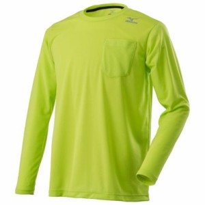 ミズノ MIZUNO (発熱素材)ブレスサーモクルーネックシャツ長袖 ウエア Tシャツ 長袖 (F2JA8580)