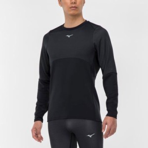 ミズノ MIZUNO ミズノサーマルチャージTシャツ(長袖/オーロラ) ランニング ウエア ランニングシャツ (J2MA2570)