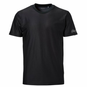 ローリングス Rawlings ベースボールTシャツ ベースボールシャツ ブラック 継続 AST13S13