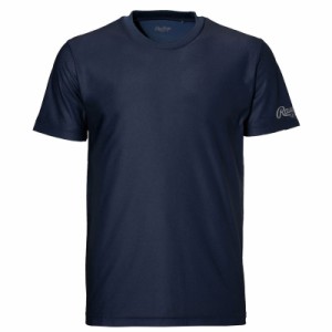 ローリングス Rawlings ベースボールTシャツ ベースボールシャツ ネイビー 継続 AST13S13