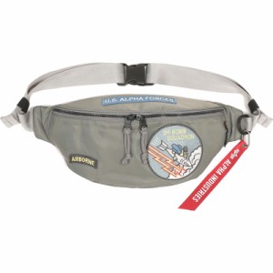 アルファインダストリーズalphaindustr ALPHA WAISTBAG TZ1131 GRY カジュアルウェストポーチ (6603112)