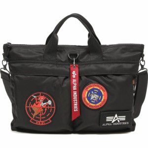 アルファインダストリーズalphaindustr 2WAY HELMETBAG TZ1133 BLK カジュアルバッグ (6603310)