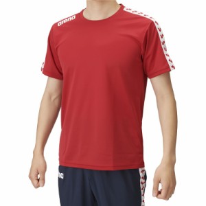 arena(アリーナ) Tシヤツ 水泳半袖 Tシャツ (ass4htu010-red)