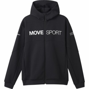 ムーブスポーツmovesport フルジップフーディー マルチSPWUPニットジャケット (dmmxjf20-bk)