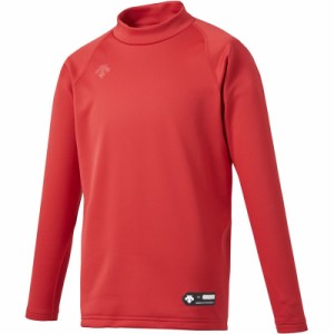 デサント(descente) JRハイネツク長袖 アンダー 野球 ソフト アンダーTシャツJR (jstd658b-red)