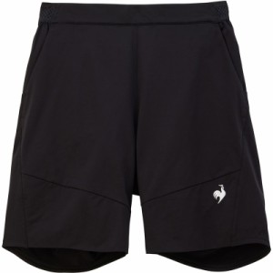 lecoqsportif(ルコック) ハイゲージニットハーフパンツ テニスプラクティクスパンツ (qtmxjd01-bk)