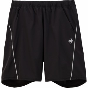 lecoqsportif(ルコック) ハイゲージニットハーフパンツ テニスプラクティクスパンツ (qtmxjd90-bk)