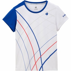 lecoqsportif(ルコック) グラフィックゲームシャツ テニスゲームシャツ W (qtwxja90-wh)