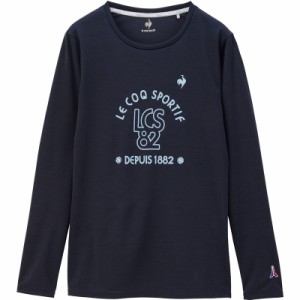 lecoqsportif(ルコック) スポットレス長袖 シャツ テニスロングTシャツ W (qtwxjb03-nv)