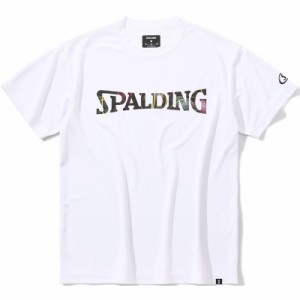 spalding(スポルディング) Tシャツ ボールプリント ロゴ バスケット 半袖Tシャツ (smt23122-2010)