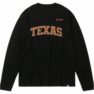 spalding(スポルディング) L/STシャツ テキサス レタード バスケット長袖Tシャツ (smt23133tx-1000)