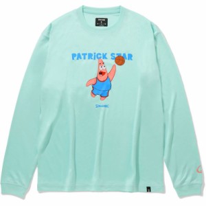 spalding(スポルディング) L/STシャツ パトリック スター バスケット長袖Tシャツ (smt23146s-3700)