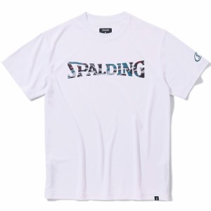 spalding(スポルディング) Tシャツ オーバーラップド カモ ロゴ バスケット半袖 Tシャツ (smt24004-2000)