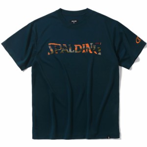 spalding(スポルディング) Tシャツ オーバーラップド カモ ロゴ バスケット半袖 Tシャツ (smt24004-2700)