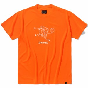 spalding(スポルディング) Tシャツ スポンジ･ボブ MFTG バスケット半袖 Tシャツ (smt24038s-7600)