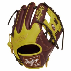 ローリングス Rawlings 軟式 HOH MLB COLOR SYNC 軟式用グローブ グラブ チョコレート/イエロー 24SS GR4HMN52W