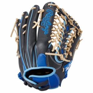 ローリングス Rawlings ソフトボール用 HOH DP COLORS for WOMEN レディースソフト用グローブ グラブ ブラック/ロイヤルブルー 24SS GS4H