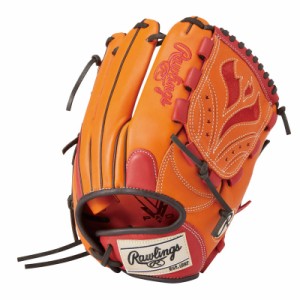 ローリングス Rawlings ソフトボール用 HOH DP COLORS for WOMEN レディースソフト用グローブ グラブ オレンジ/スカーレット 24SS GS4HDK