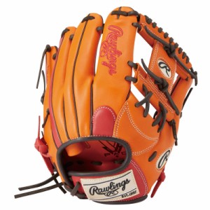 ローリングス Rawlings ソフトボール用 HOH DP COLORS for WOMEN レディースソフト用グローブ グラブ オレンジ/スカーレット 24SS GS4HDR