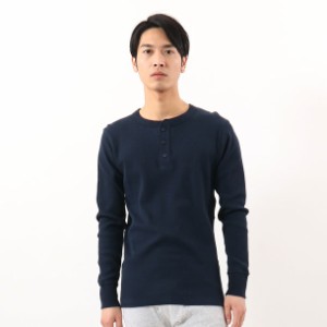 ヘインズ hanes HENLY NECK LONG T-SHIRT MEN'S UNDERWEAR ウェア(メンズ) (hm4s104-370)