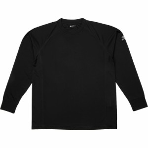 ファイテン(phiten) RシャツSP 長袖 ブラック 2XO ボディケア長袖Tシャツ (jg353008)