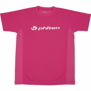 ファイテン PHITEN RシャツSPハンソデ ピンク/シロ M ボディケア 半袖Tシャツ (jg358004)