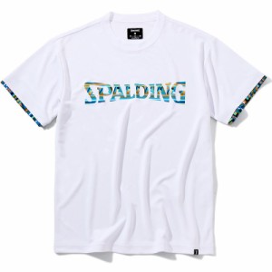 spalding(スポルディング) Tシャツ アフリカントライバルロゴ バスケット 半袖 Tシャツ (smt22006-2000)