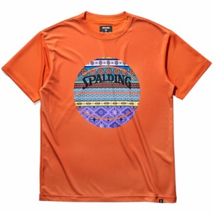 spalding(スポルディング) Tシャツ ボヘミアンボール バスケット半袖Tシャツ (smt22108-2800)