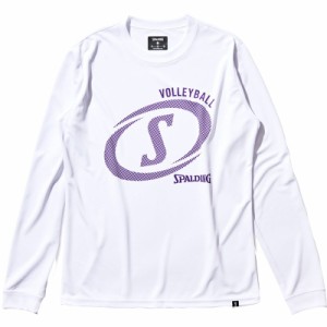 spalding(スポルディング) バレーボール L/STシャツ ファスト S バレー長袖Tシャツ (smt22183v-2000)