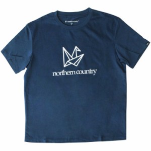 ノーザンカントリーnortherncountry T-SHIRTS(FRONT LOGO) アウトドア半袖Tシャツ (tr1306-nv)