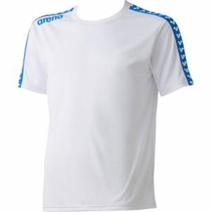 アリーナ ARENA チームラインTシャツ 水泳 半袖Tシャツ (ARN6331-WHT)